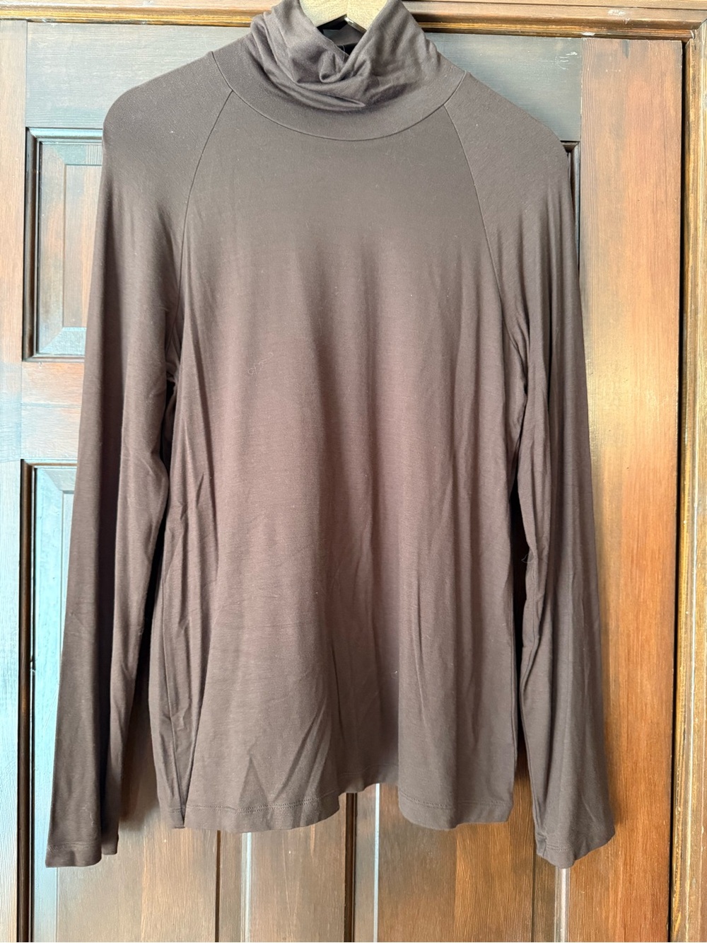 Lilly Pulitzer Dark Brown Long-Sleeve Turtleneck Tee